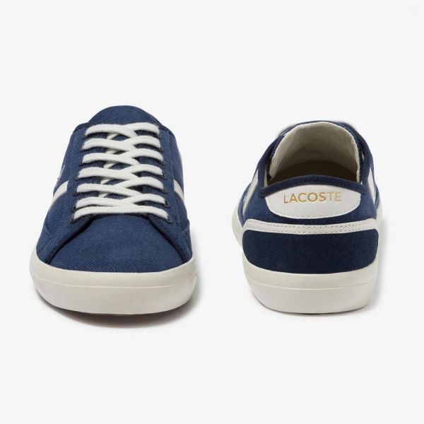 Кроссовки Lacoste Sideline 120 1 CMA CNV/LTH NVY/OFF WHT.