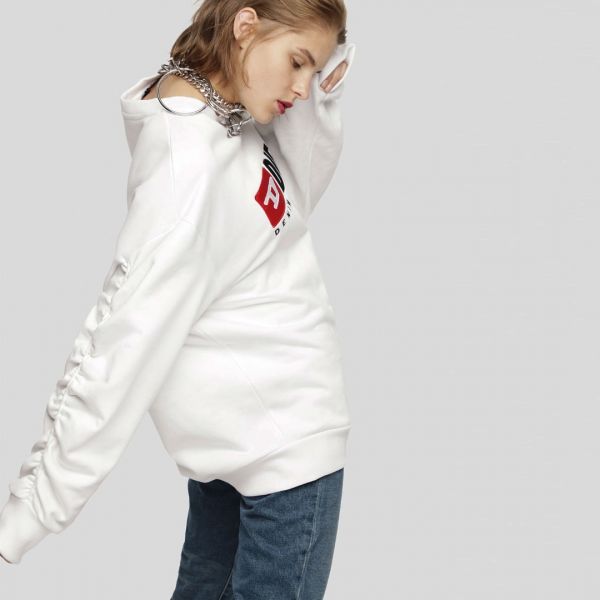 Свитшот Diesel F-Arap-A Felpa white.