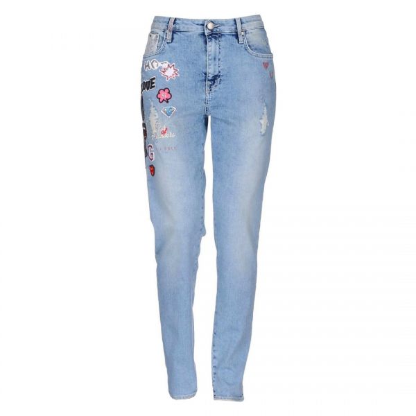 Джинсы GAS Juice Patch Blue Denim.