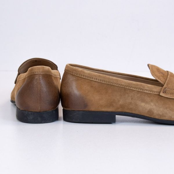 Лоферы Tod's Mocassino Gomma Leggera 06B OLV Biscotto Medio.