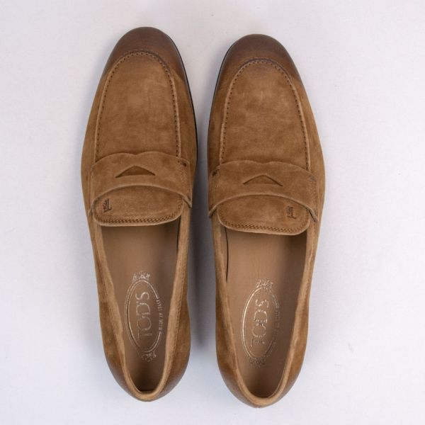 Лоферы Tod's Mocassino Gomma Leggera 06B OLV Biscotto Medio.