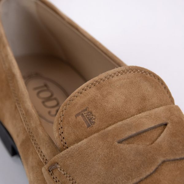 Лоферы Tod's Mocassino Gomma Leggera 06B OLV Biscotto Medio.