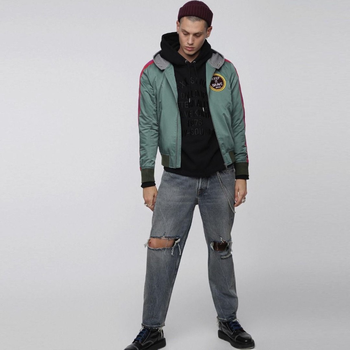 Бомбер Diesel J-Eldert Jacket