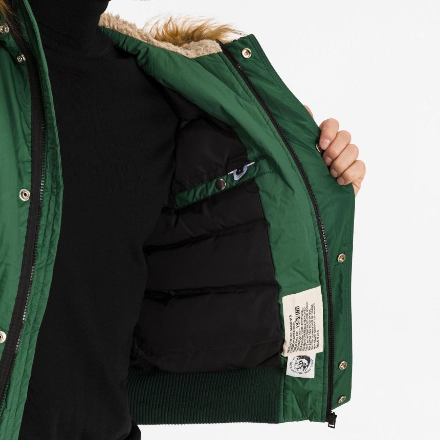 Куртка Diesel W-Burkisk Jacket green