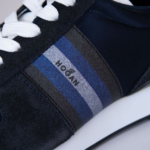 Кроссовки Hogan R261 ALLACC. Tess. Fascia Glitter K0Z.