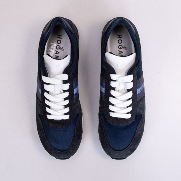 Кроссовки Hogan R261 ALLACC. Tess. Fascia Glitter K0Z