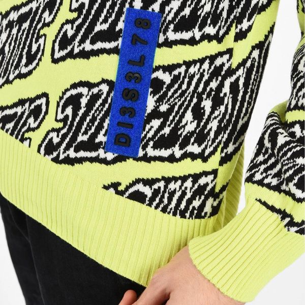 Пуловер Diesel K-Aesthetic Pullover green.