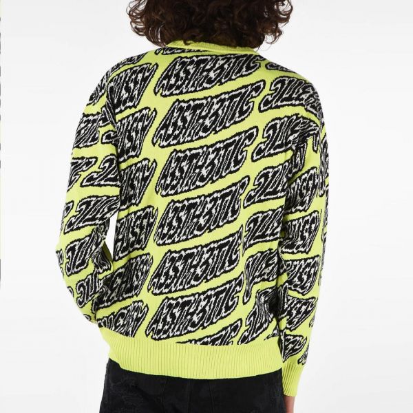 Пуловер Diesel K-Aesthetic Pullover green.