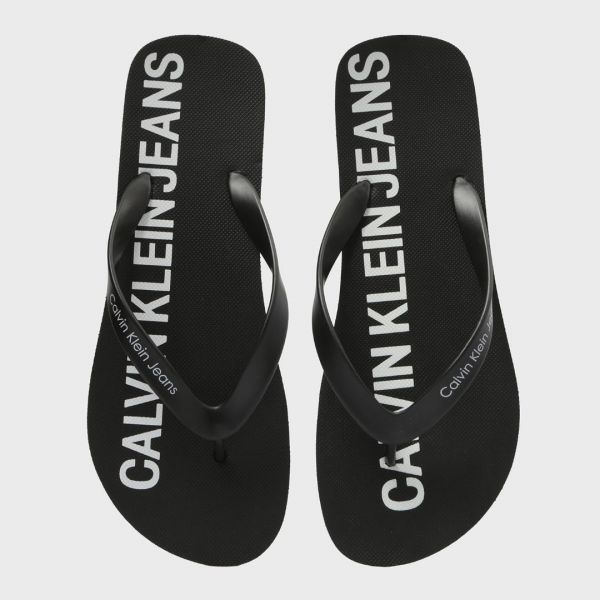 Вьетнамки Calvin Klein Errol Jelly Black.