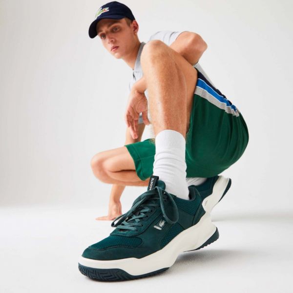 Кроссовки Lacoste Ace Lift 0120 3 SMA DK GRN/OFF WHT Nubuck.