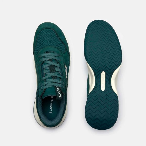 Кроссовки Lacoste Ace Lift 0120 3 SMA DK GRN/OFF WHT Nubuck.