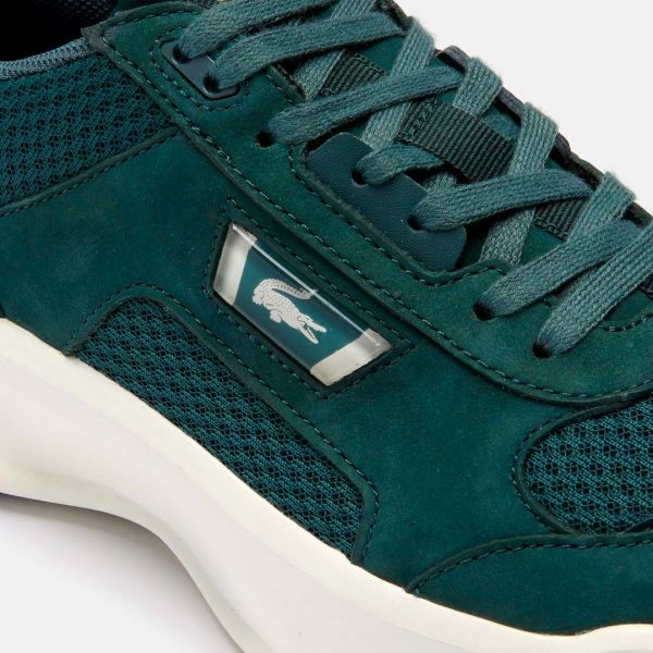 Кроссовки Lacoste Ace Lift 0120 3 SMA DK GRN/OFF WHT Nubuck.