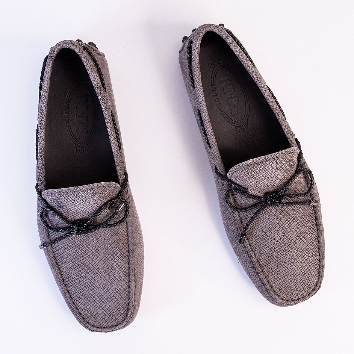 Мокасини Tod's Laccetto My Colors New Gommini 122 GZJ Ombra