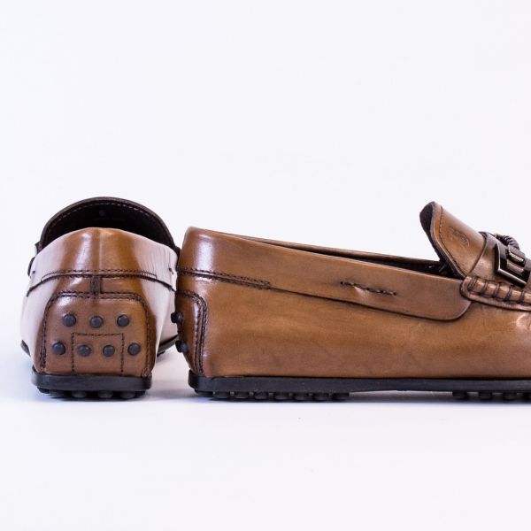 Мокасины Tod's Clamp Scoobydoo City Gommino D9C Cammello Scuro.