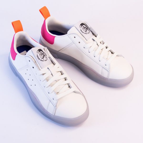 Кеди Diesel S-Clever Low W Star White/Pink Fluo.