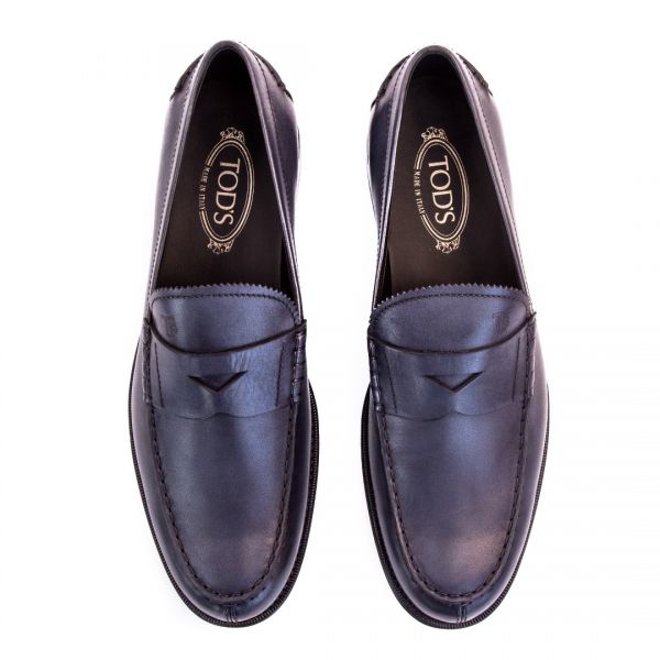 Лофери Tod's Mocassino Cuoio Formale RO D9C Inchiostro Chiar.