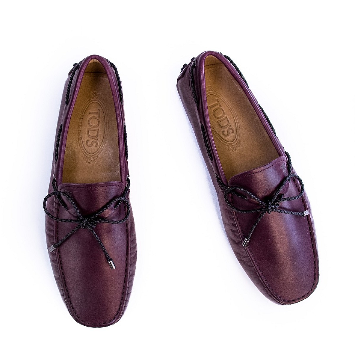 Мокасини Tod's Laccetto My Colors New Gommini 122 D90 Lampone SC