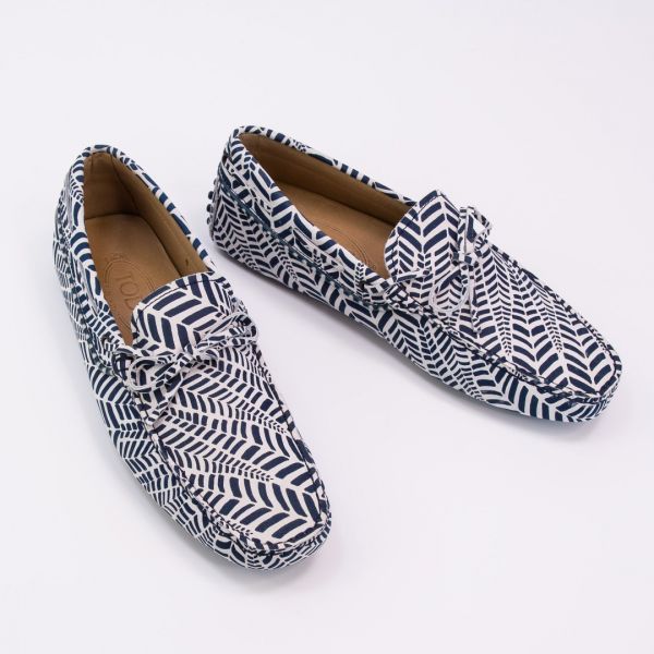 Мокасины Tod's Profilo Bicolor New Gommini 122 SFL Bianco.