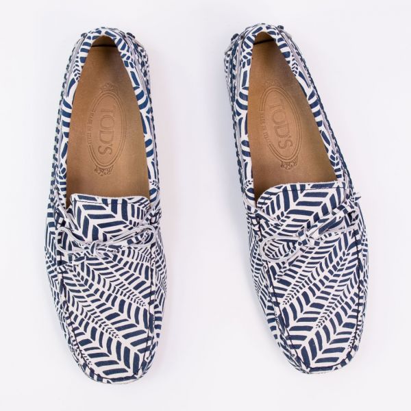 Мокасины Tod's Profilo Bicolor New Gommini 122 SFL Bianco.