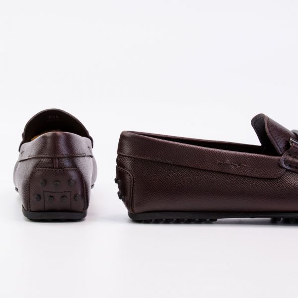 Мокасины Tod's Doppia T City Gommino OSE Bordeaux.