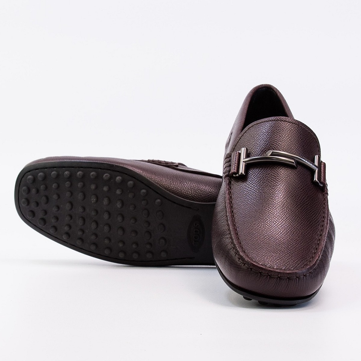 Мокасини Tod's Doppia T City Gommino OSE Bordeaux