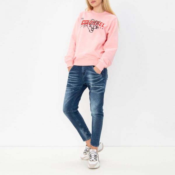 Свитшот Diesel F-ANG-D FELPA pink.