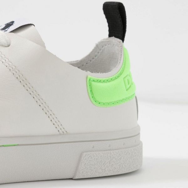 Кеды Diesel S-Clever Ls W Star White/Fluo Gree.