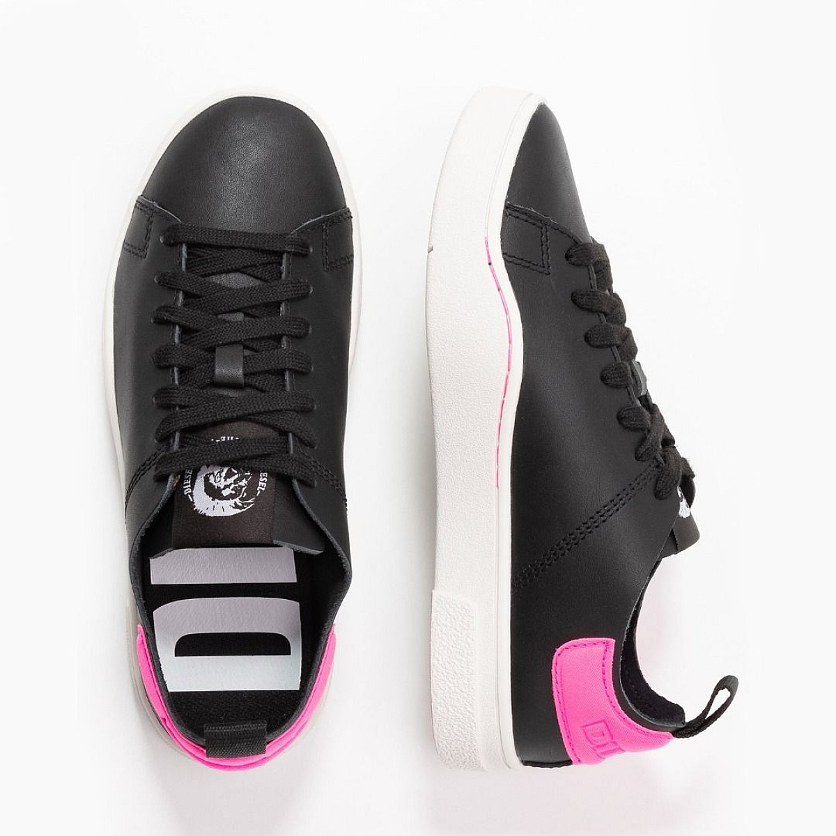 Кеди Diesel S-Clever Ls W Black/Pink Fluo