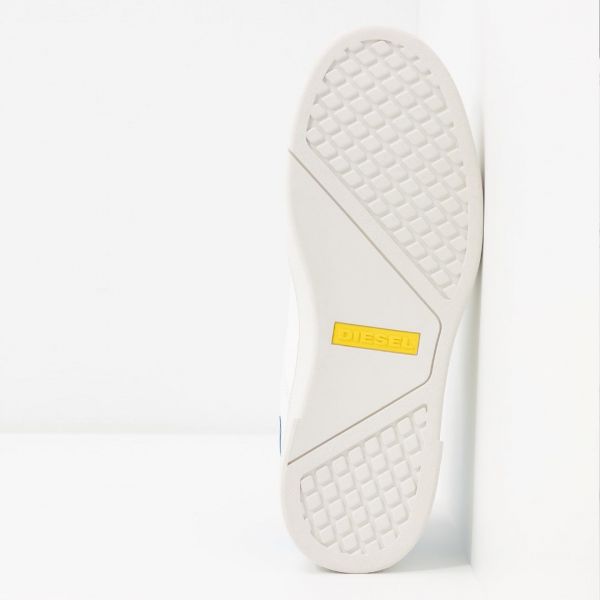 Кеды Diesel S-Clever Low Lace White/Blue Fluo.