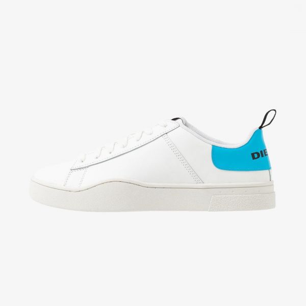 Кеды Diesel S-Clever Low Lace White/Blue Fluo.