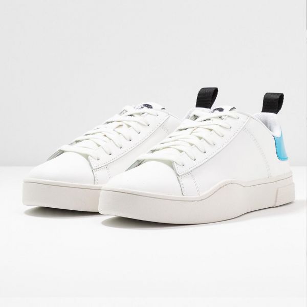 Кеды Diesel S-Clever Low Lace White/Blue Fluo.
