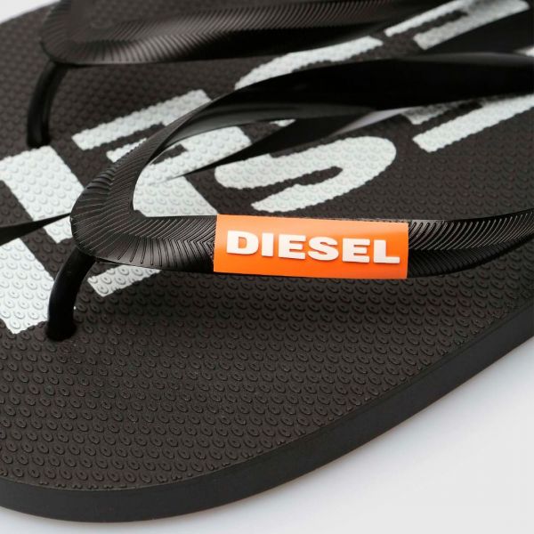 Шлепанцы Diesel SA-Briian Black/Orange Popsicl.