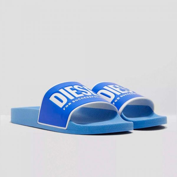 Шлепанцы Diesel SA-Valla Azure Blue/Star Whit.