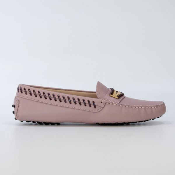 Мокасины Tod's Gommini Mascherina Infilature BR0 Rosa.