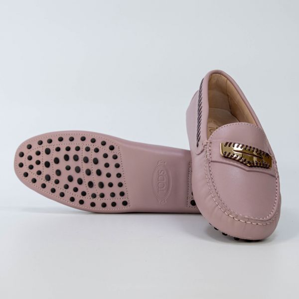 Мокасины Tod's Gommini Mascherina Infilature BR0 Rosa.