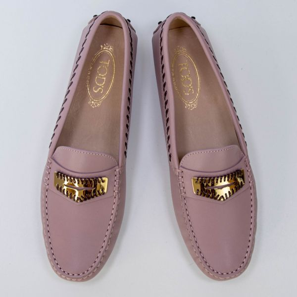 Мокасины Tod's Gommini Mascherina Infilature BR0 Rosa.