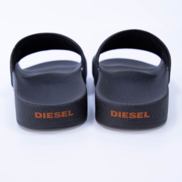 Шлепанцы Diesel SA-Valla W Black/Orange fluo.
