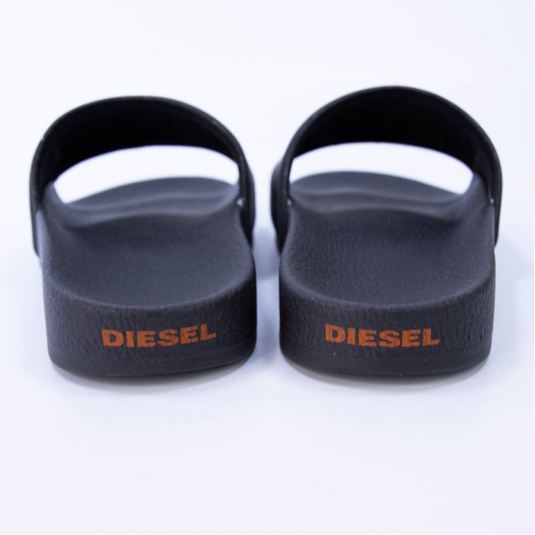 Шльопанці Diesel SA-Valla W Black/Orange fluo.
