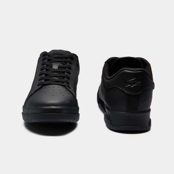 Кеди Lacoste Twin Serve 0721 2 SMA BLK/BLK Leather.