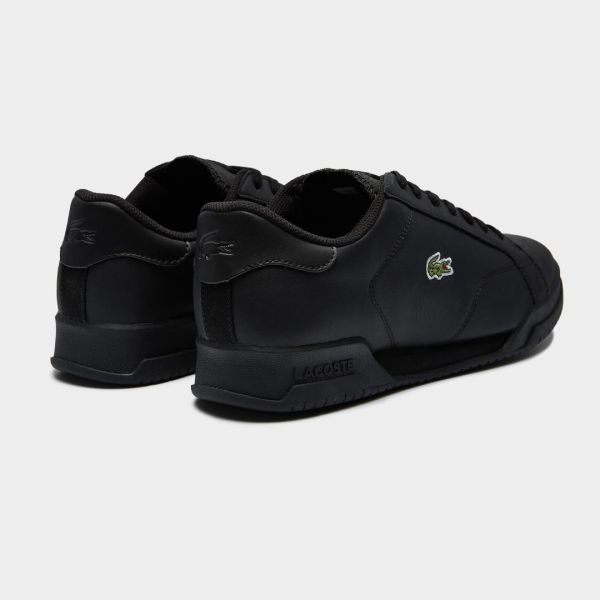 Кеди Lacoste Twin Serve 0721 2 SMA BLK/BLK Leather.