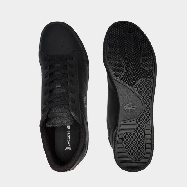 Кеди Lacoste Twin Serve 0721 2 SMA BLK/BLK Leather.