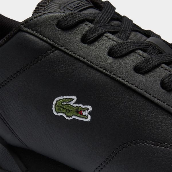 Кеди Lacoste Twin Serve 0721 2 SMA BLK/BLK Leather.