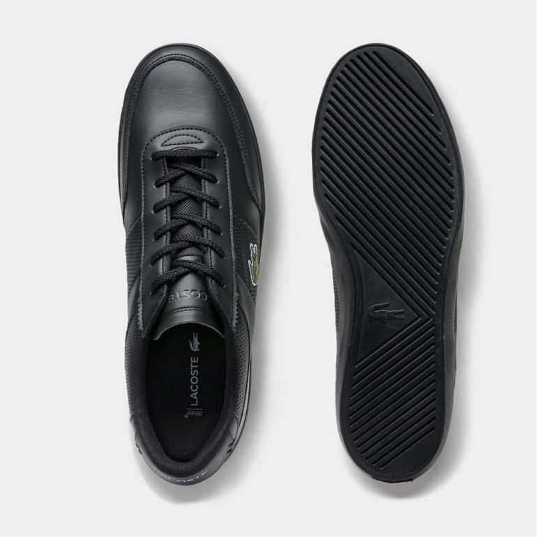 Кеди Lacoste Court-Master 0120 1 CMA BLK/BLK LTH/SYN.