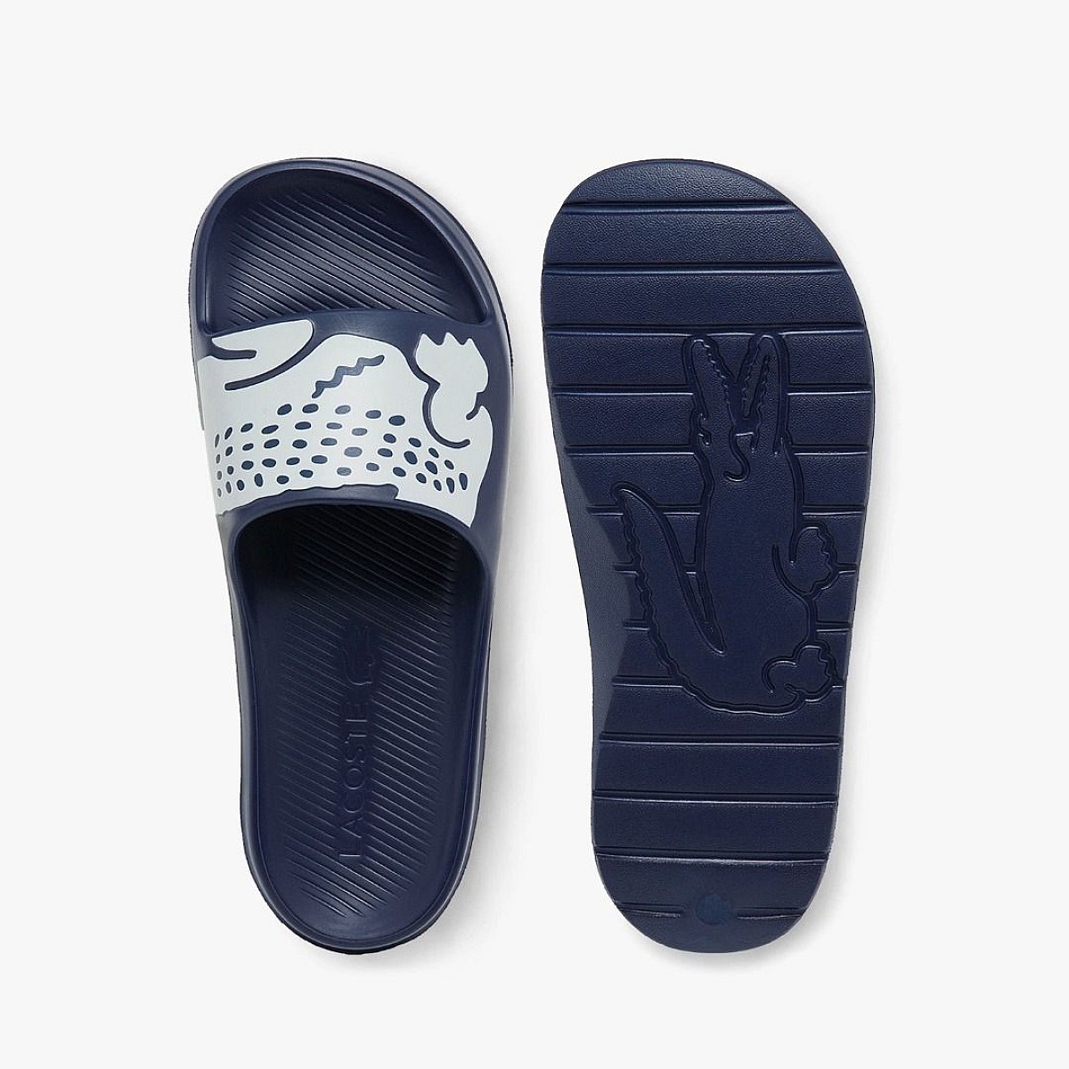Шльопанці Lacoste Croco 2.0 0721 2 CMA NVY/WHT Synthetic