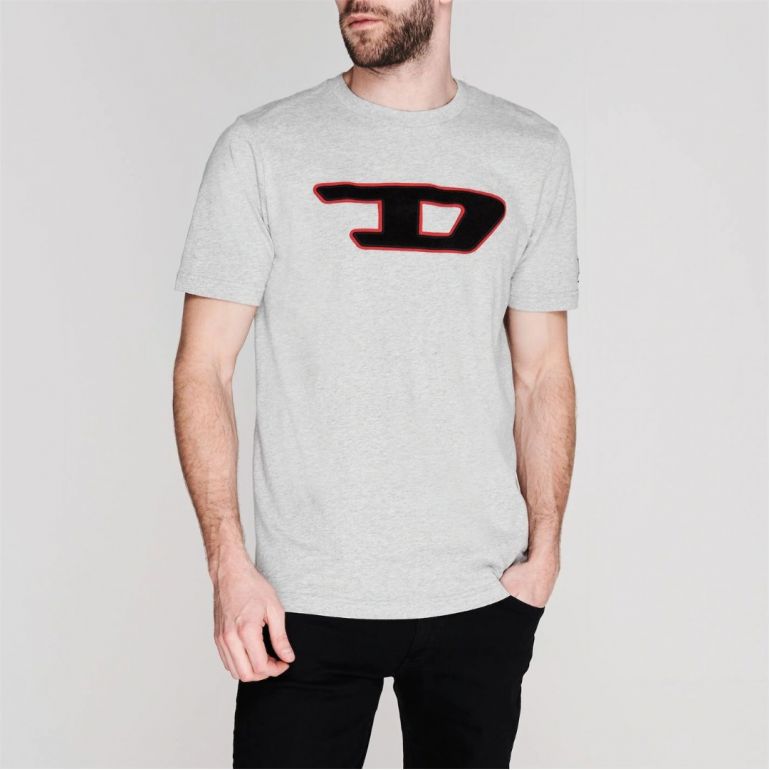 Футболка Diesel T-Just-Division T-shirt grey.