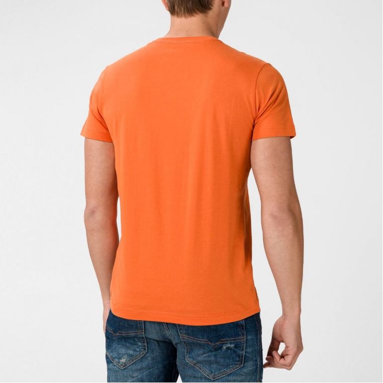 Футболка Diesel T-Diego-QA T-shirt orange.