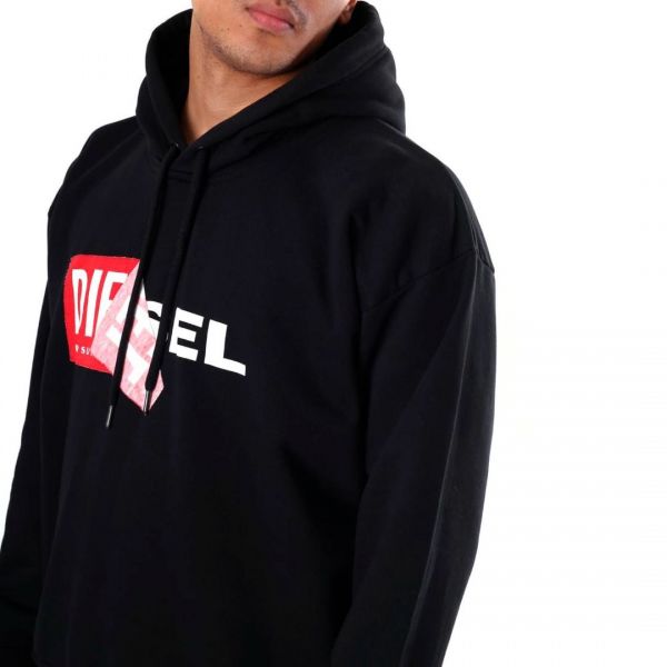 Худи Diesel S-Alby Sweat-Shirt Black.