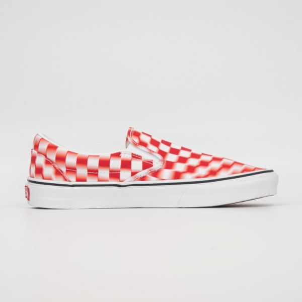 Слипоны Vans Classic Slip-On True WHT/Red.