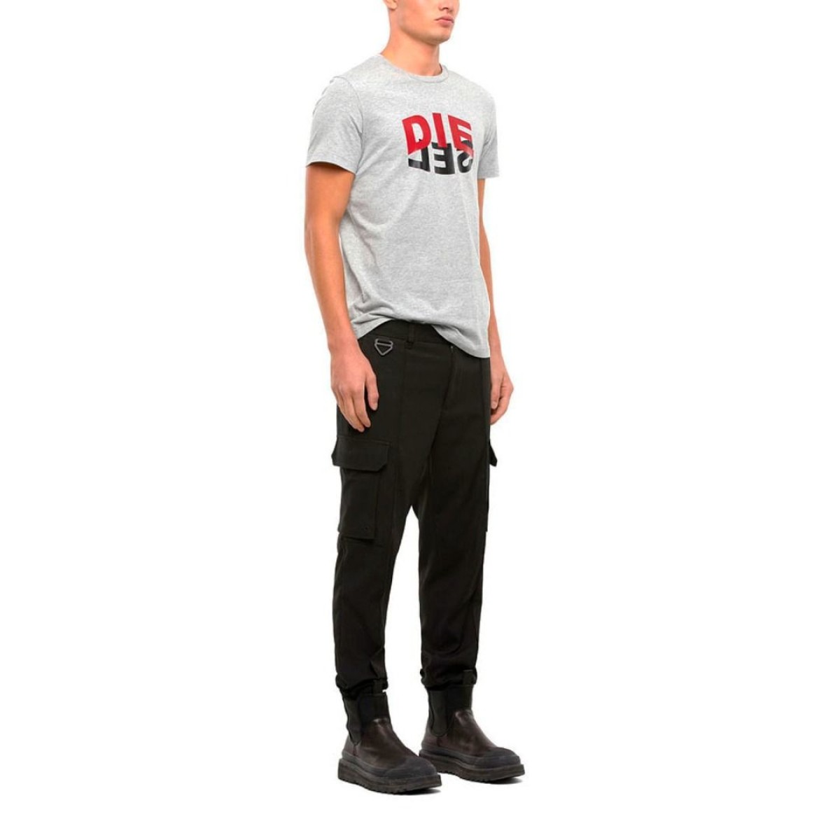 Футболка Diesel T-Diego-N22 T-shirt grey