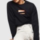 Світшот Diesel S-Girk-S4 Felpa black